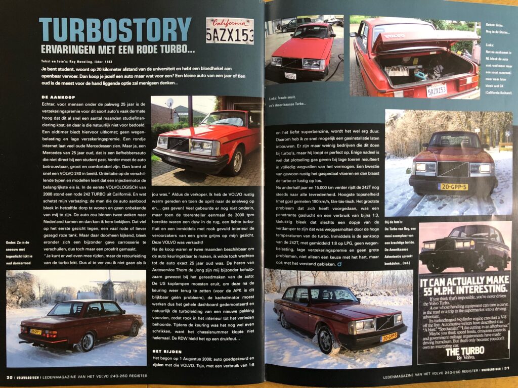 TurboStory artikel in Volvologisch